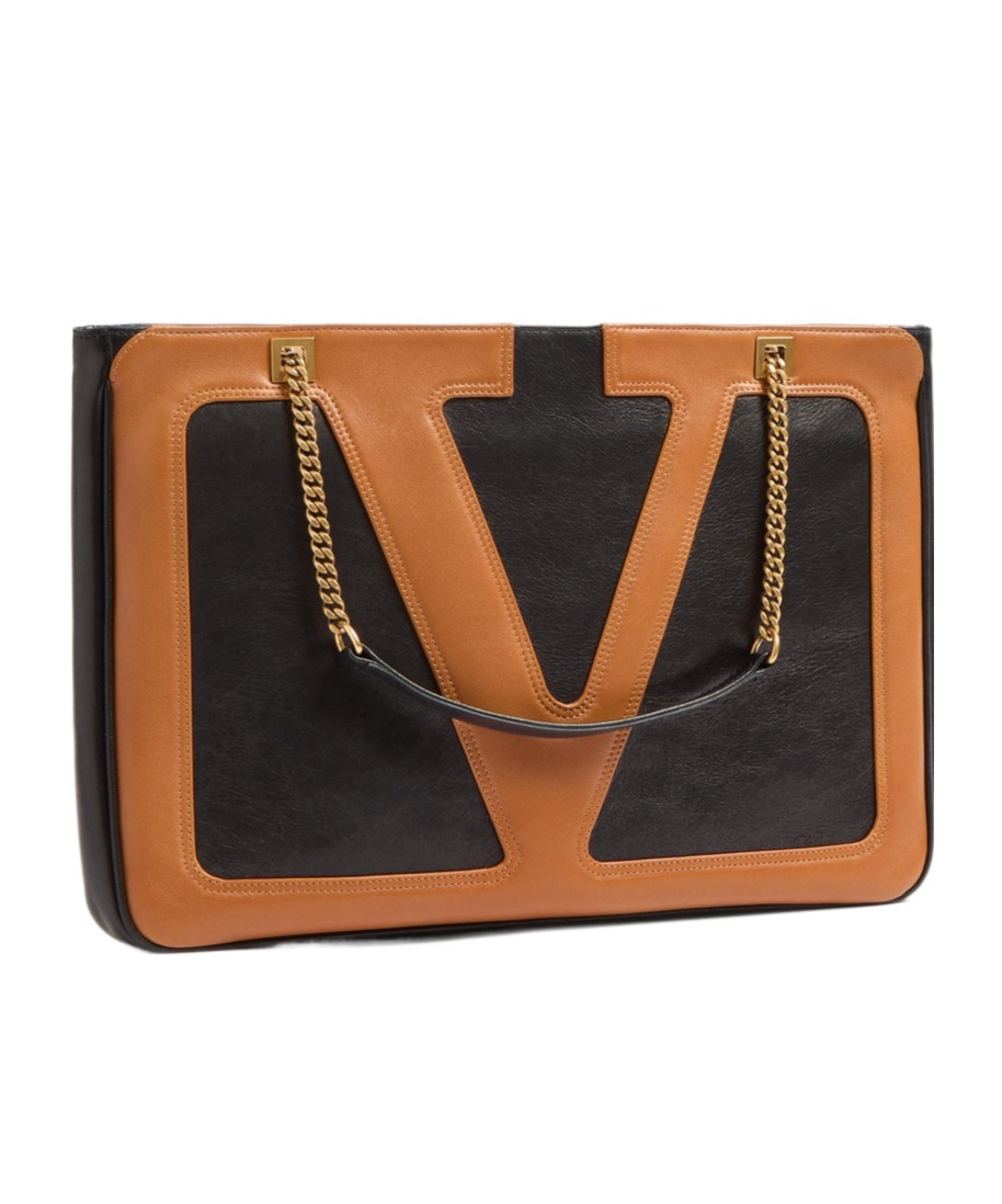 Valentino Viva Superstar Medium Shopping Shoulder Bag In Black
