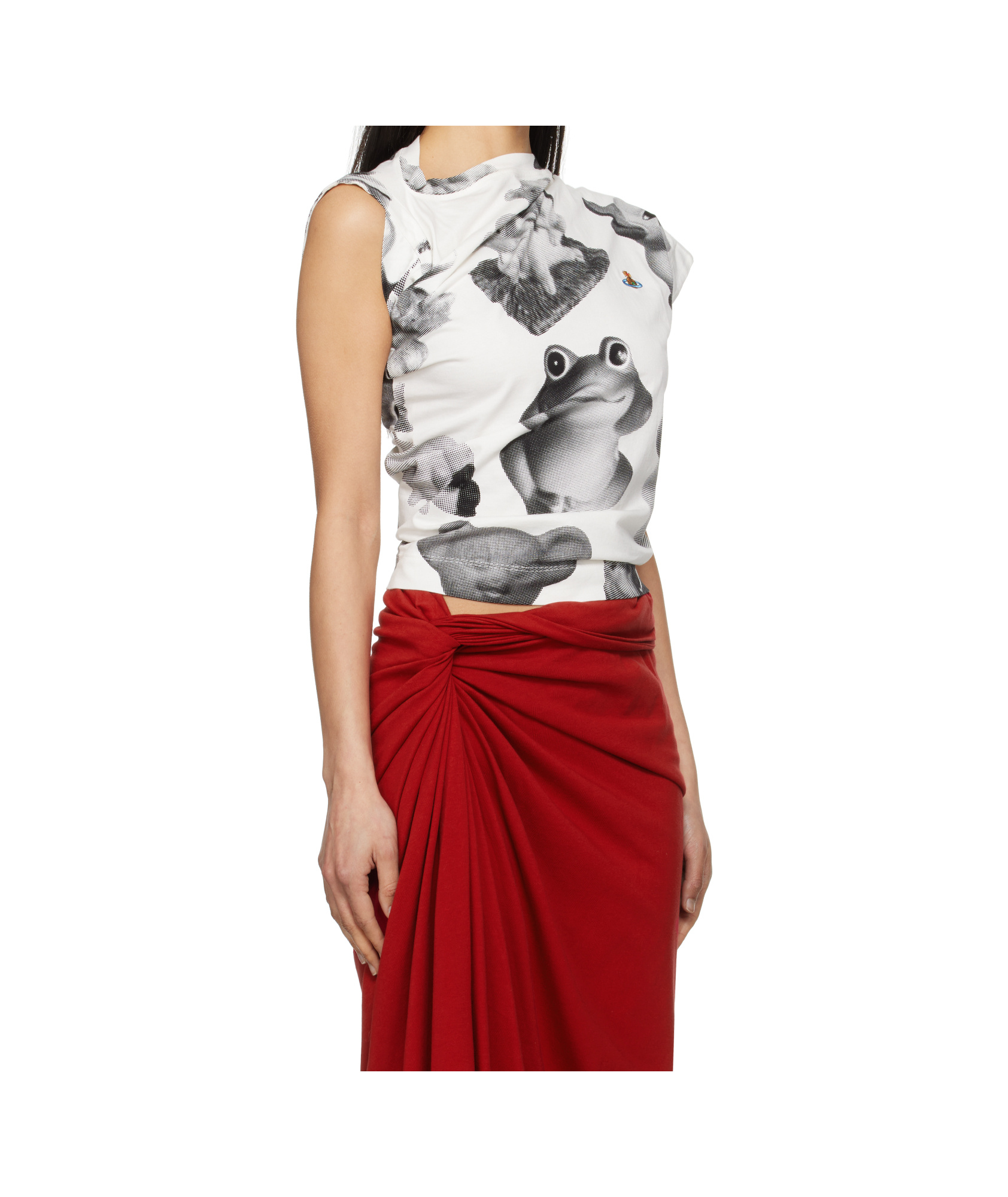 Vivienne Westwood Off-white Hebo T-shirt In Figurine