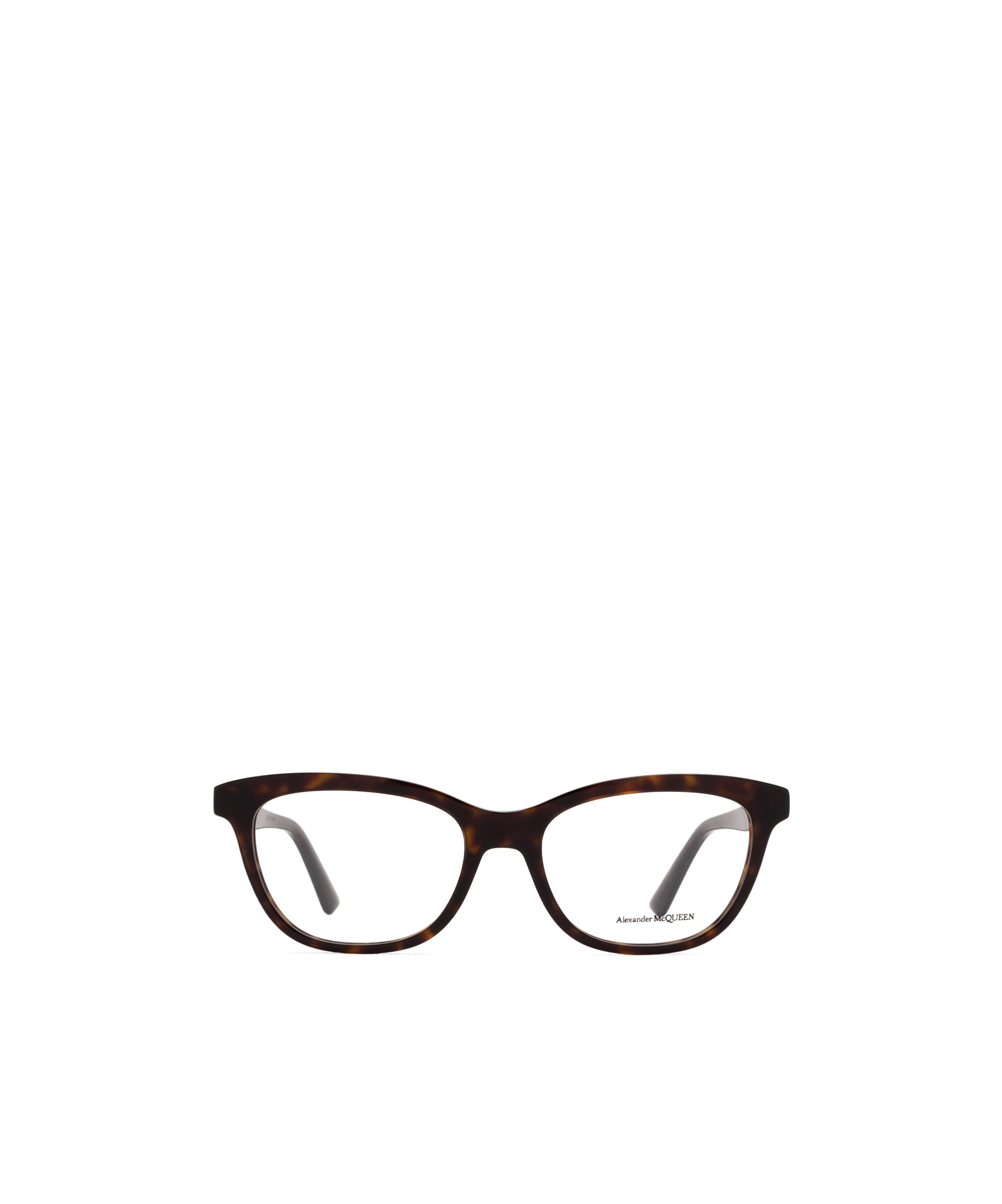 Alexander Mcqueen Tortoiseshell Butterfly-frame Glasses In Black