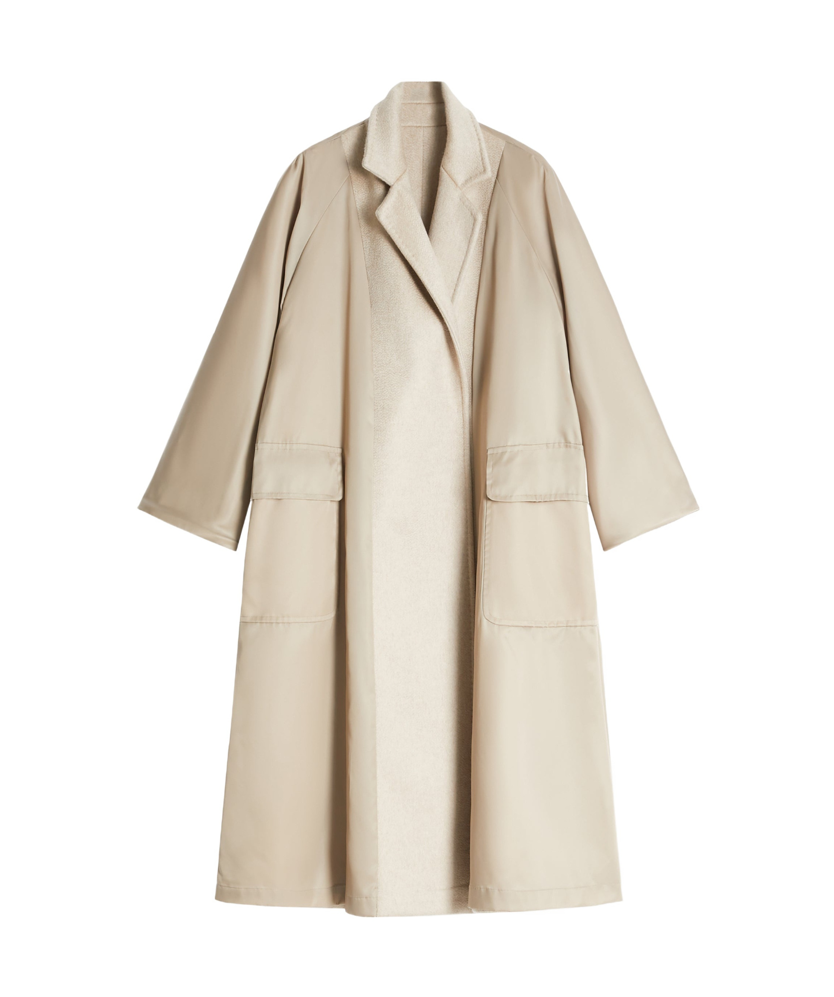 Shop Max Mara Double-sided Ludmilla Icon Coat In Nude