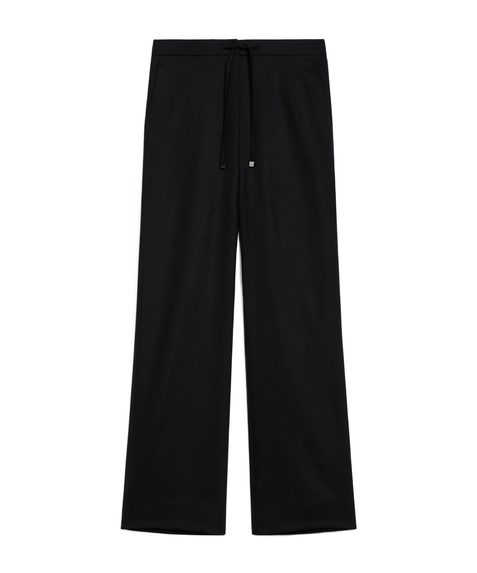 Max Mara Elastic Waist Casual Pants In Black