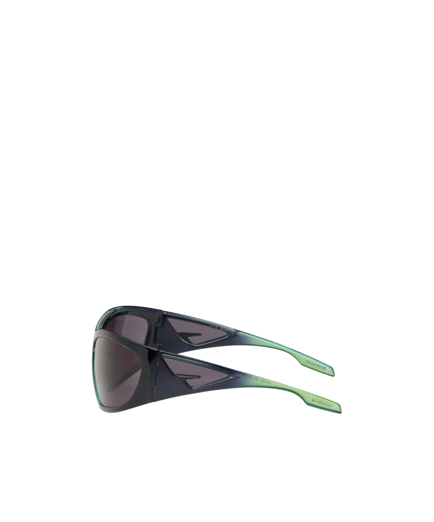 Givenchy Contrast Color Thick Frame Sunglasses In Black