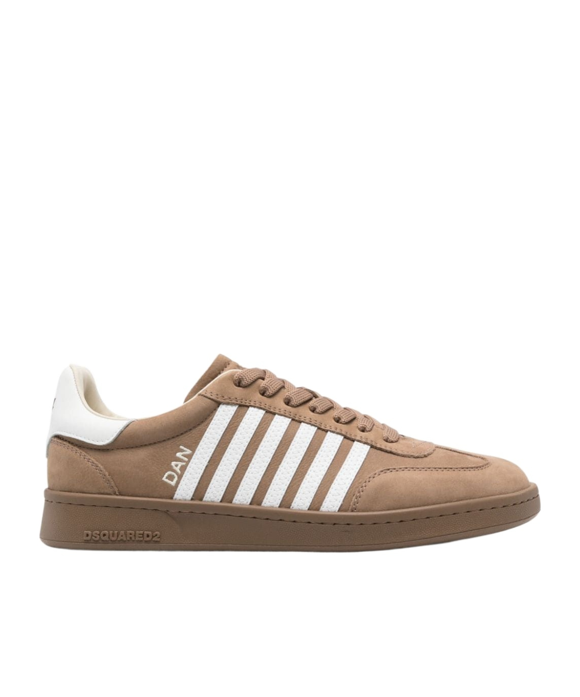 Dsquared2 Boxer Sneakers In Brown