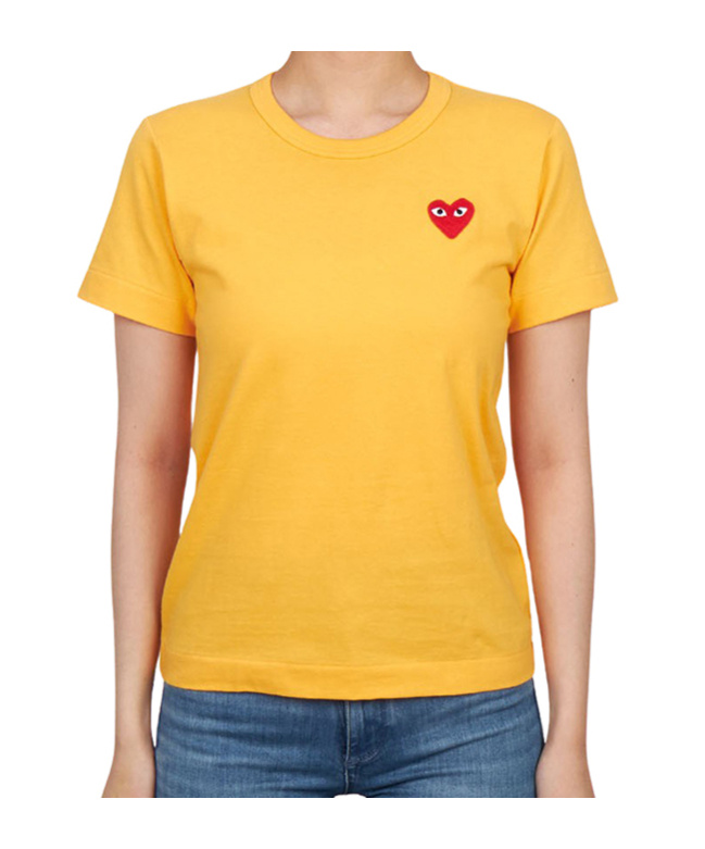 Comme Des Garçons Short-sleeved T-shirt In Yellow