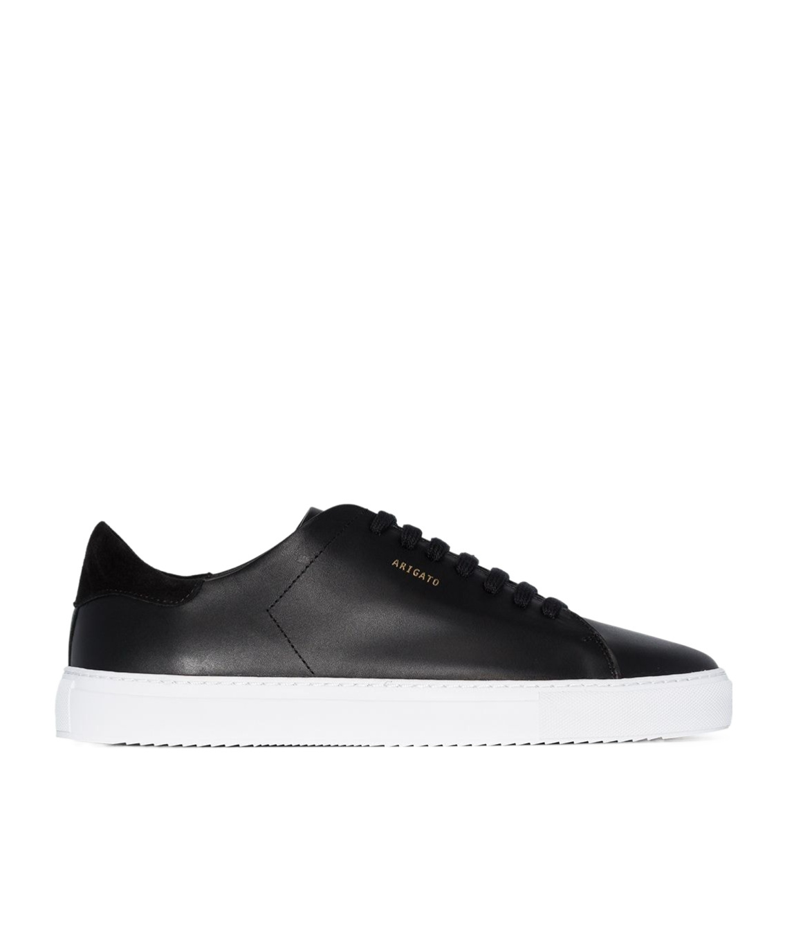 Axel Arigato Clean 90 Smooth Leather Sneakers In Black