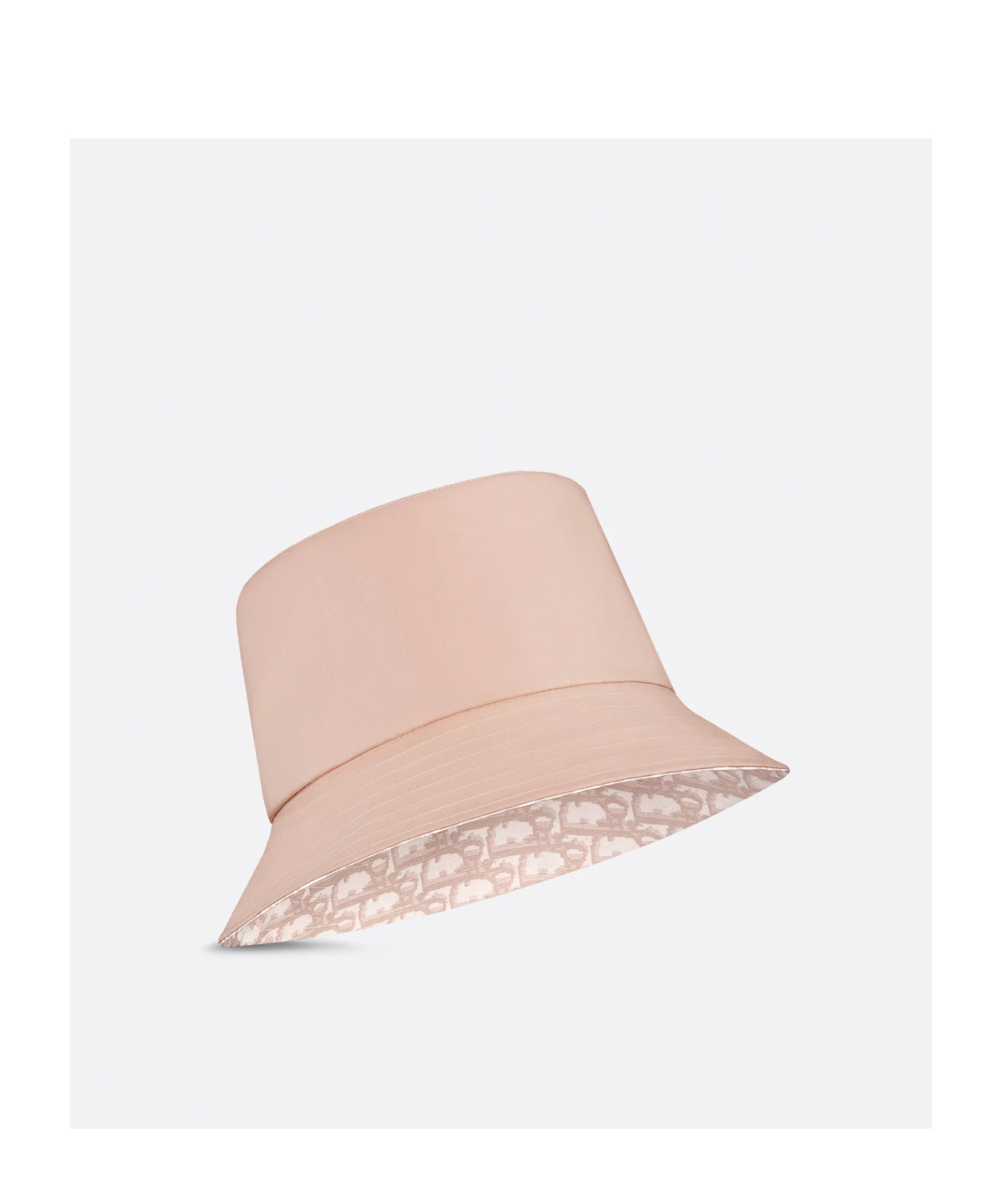 Dior Reversible Teddy-d Small Brim Bucket Hat In Nude