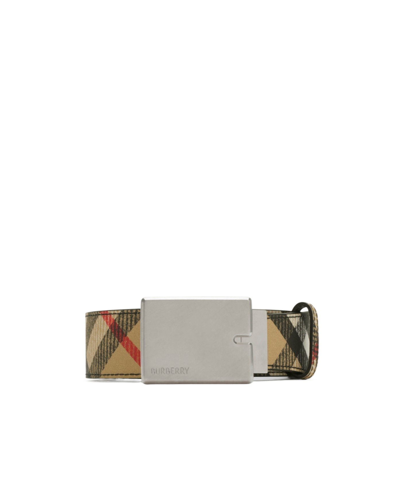 BURBERRY REVERSIBLE B CUT BELT 