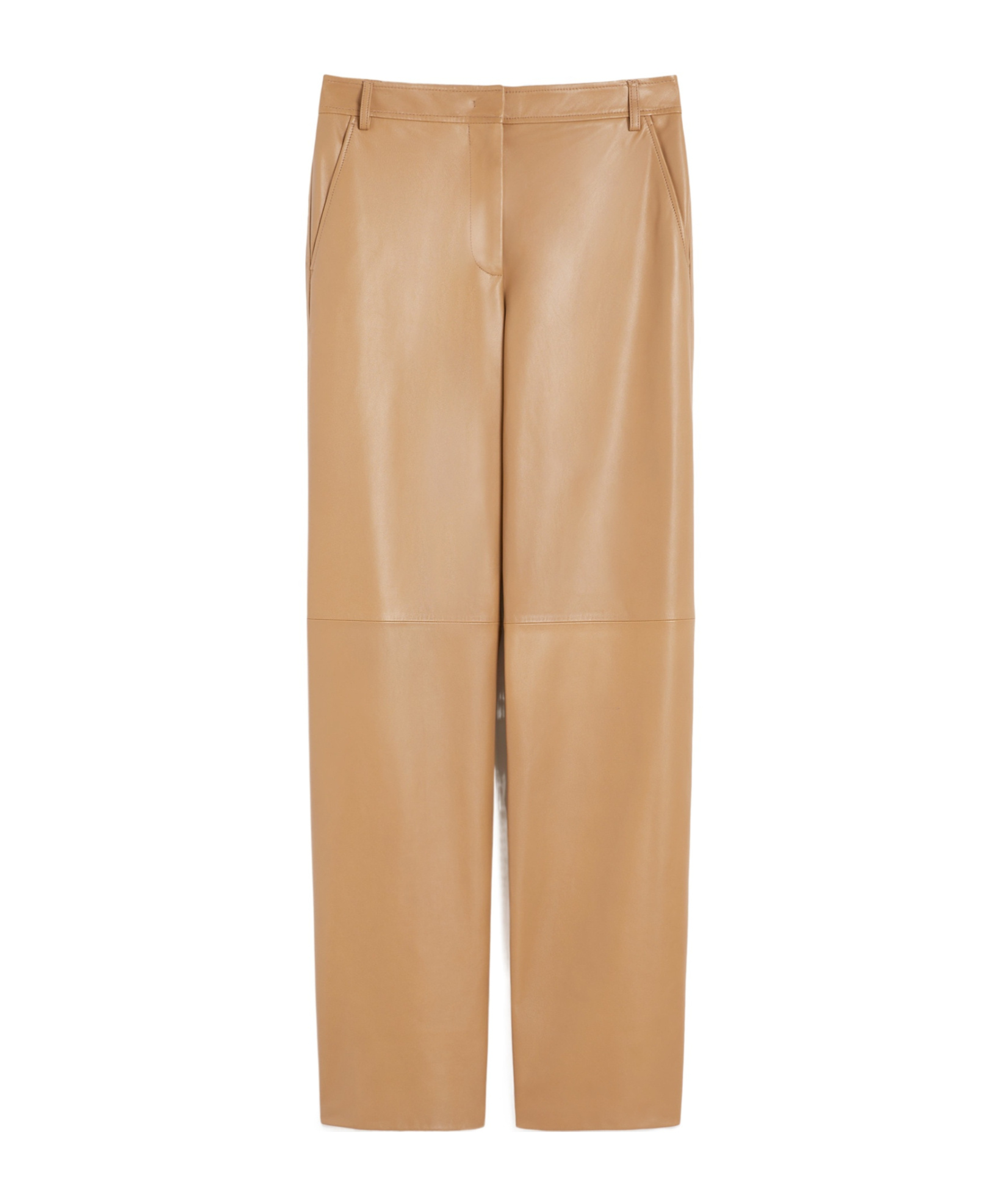 Max Mara Belt Loop Casual Pants In Brown