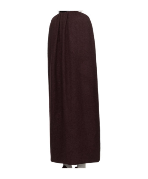 Jil Sander Double Layer Cape In Black