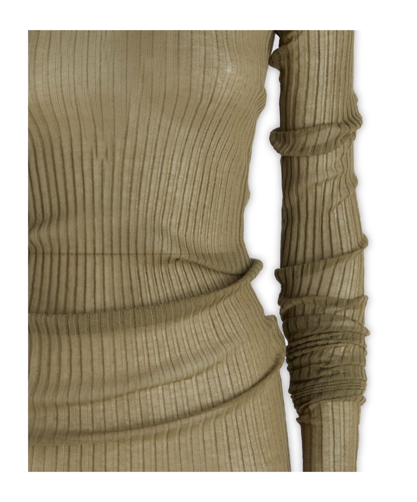 Shop Quira High Neck Sweater In Green