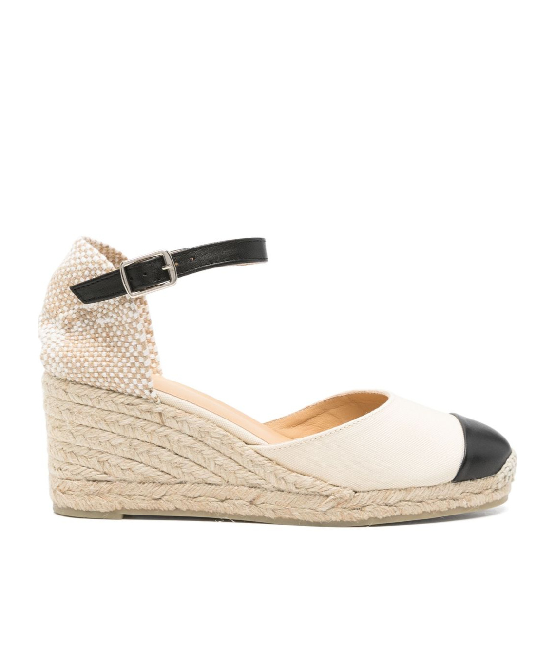 Castaã±er Round-toe Wedge Heels In Brown