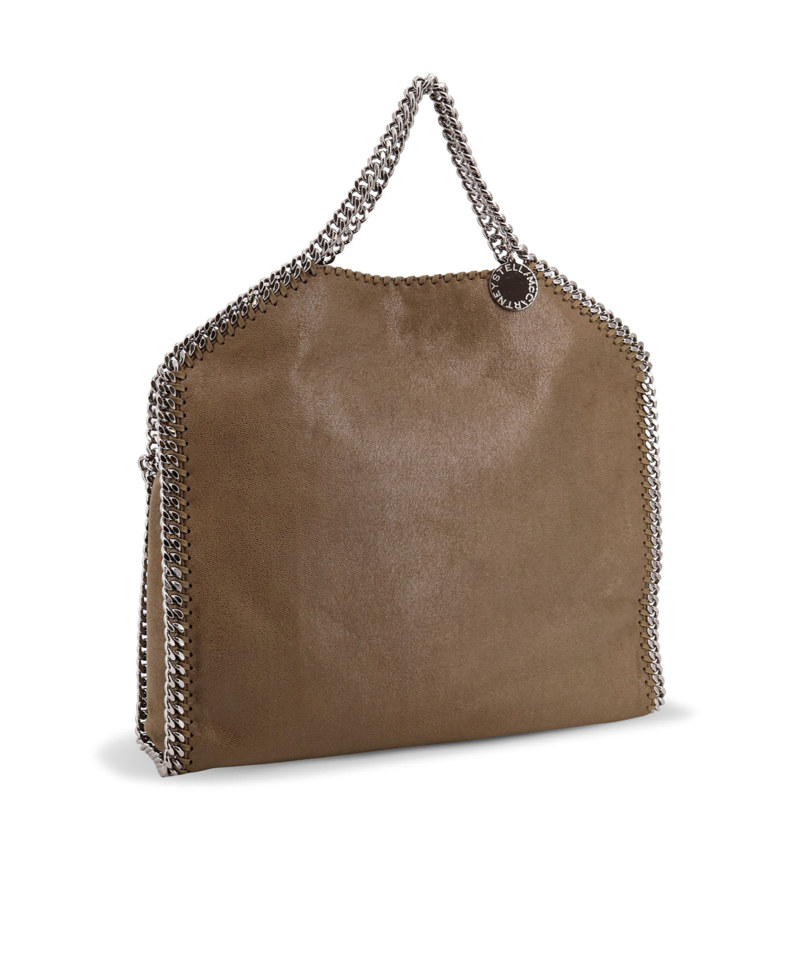 Stella Mccartney Falabella Shaggy Deer Shoulder Bag In Green