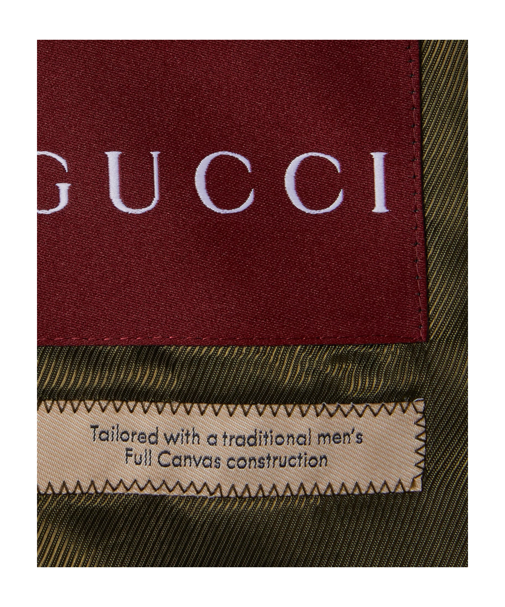 Gucci Green Lightweight Wool Mohair Coat In Brown