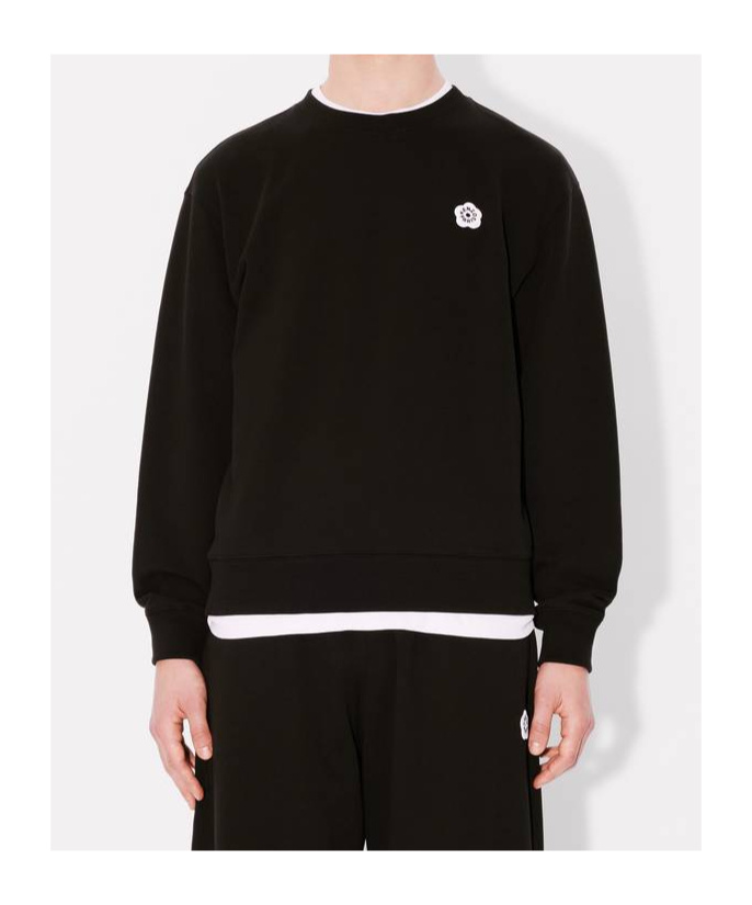 Kenzo 'boke Flower 2.0' Embroidered Classic Sweatshirt In Black