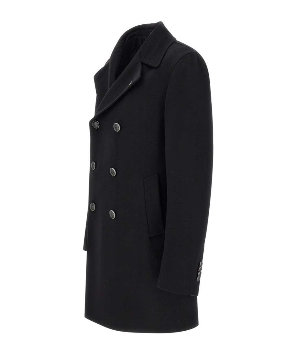 Tagliatore Coats In Black