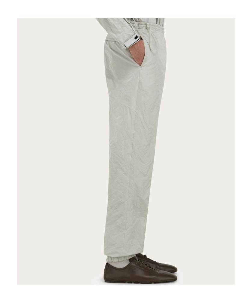 Ferragamo Elastic Waist Jogger Pants In Gray