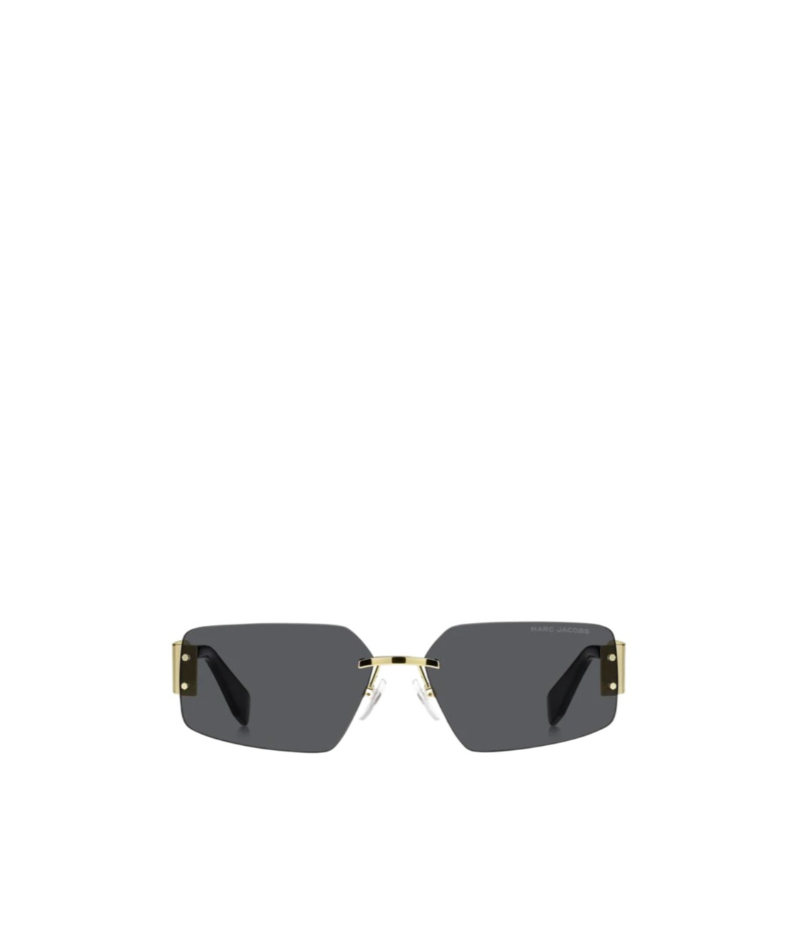 Marc Jacobs Geometric Frame Sunglasses In Black
