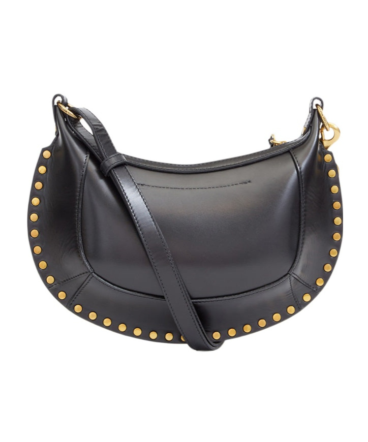Isabel Marant Oskan Moon Shoulder Bag In Black