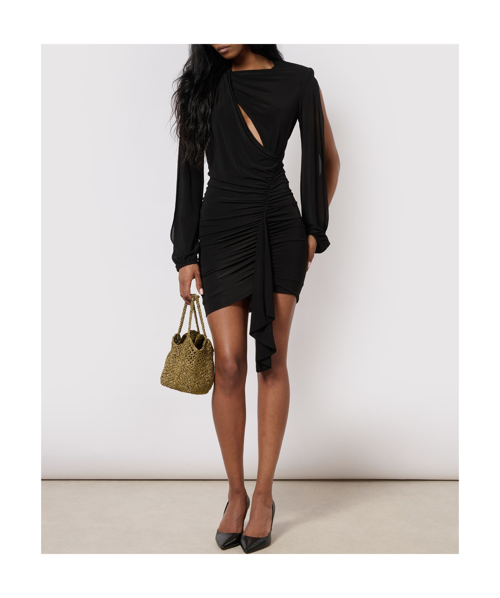 ISABEL MARANT ISABEL MARANT VINIA LONG-SLEEVED MINI DRESS 