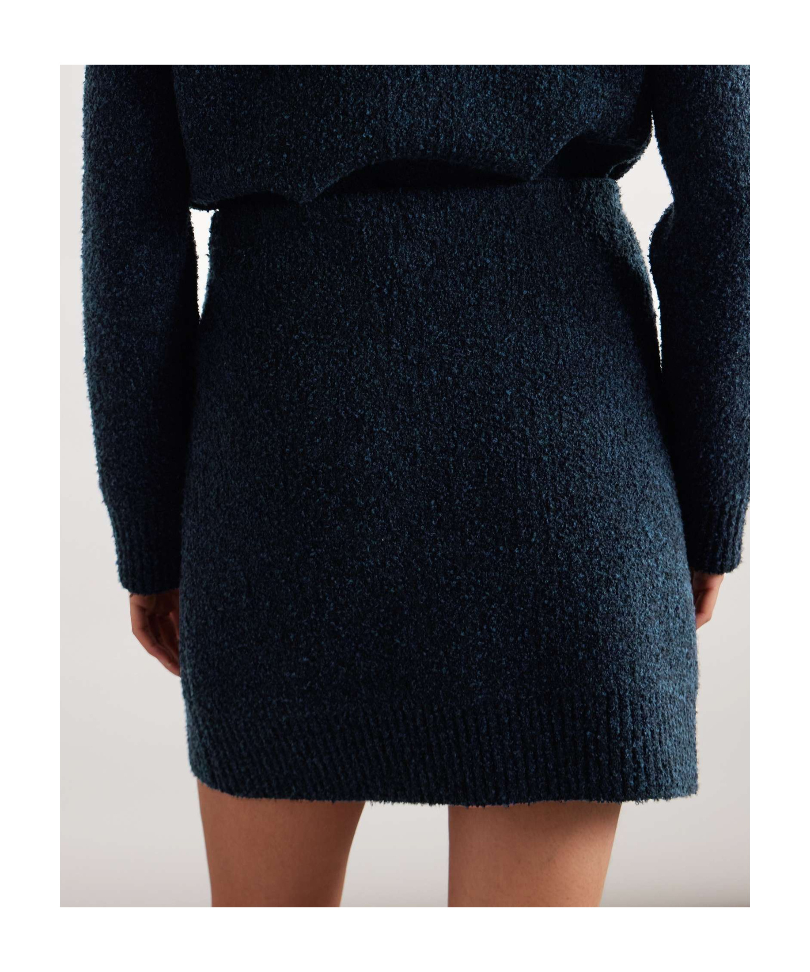 Bottega Veneta Rib Knitted Skirt In Black