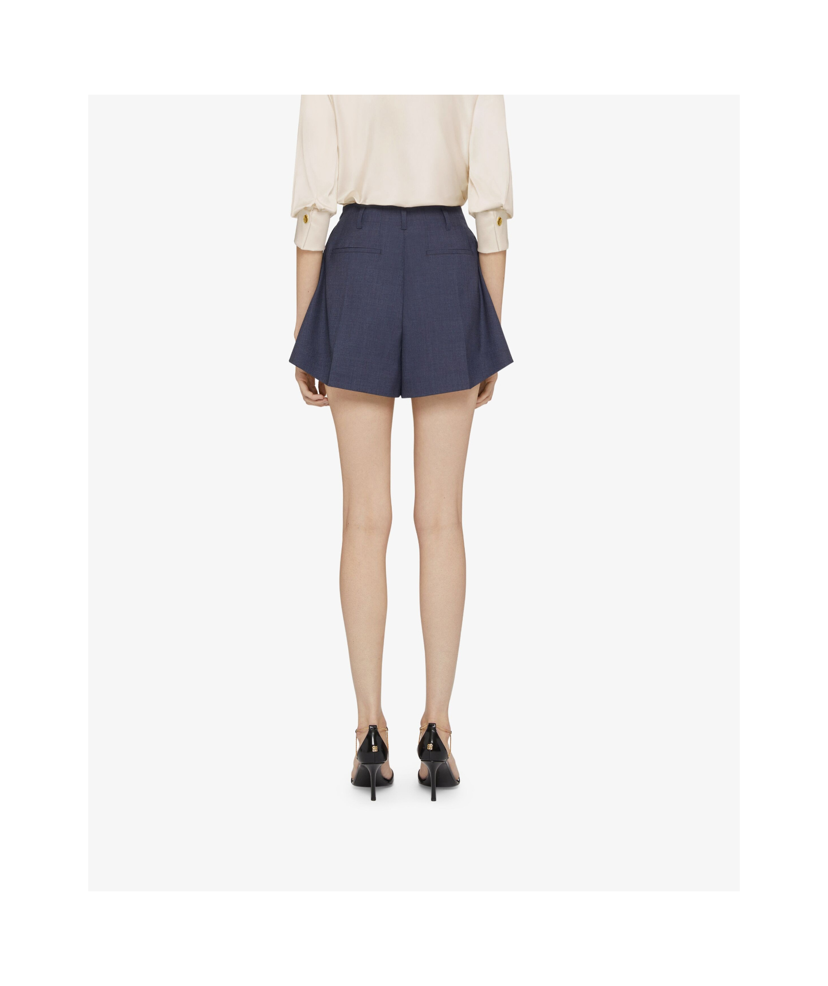 Givenchy Short En Laine In Blue