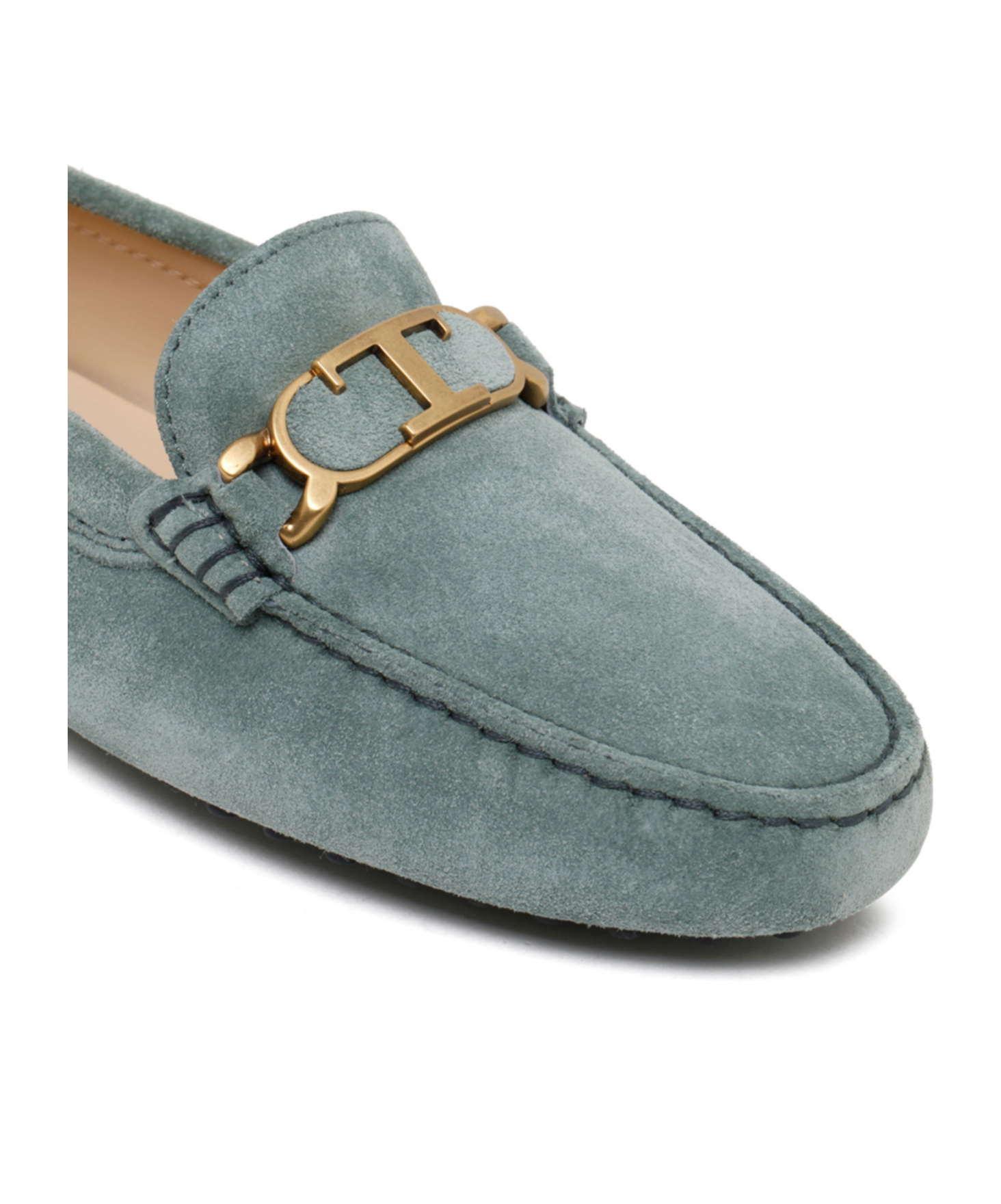 Tod's Flat-bottomed Happy Shoes In Green