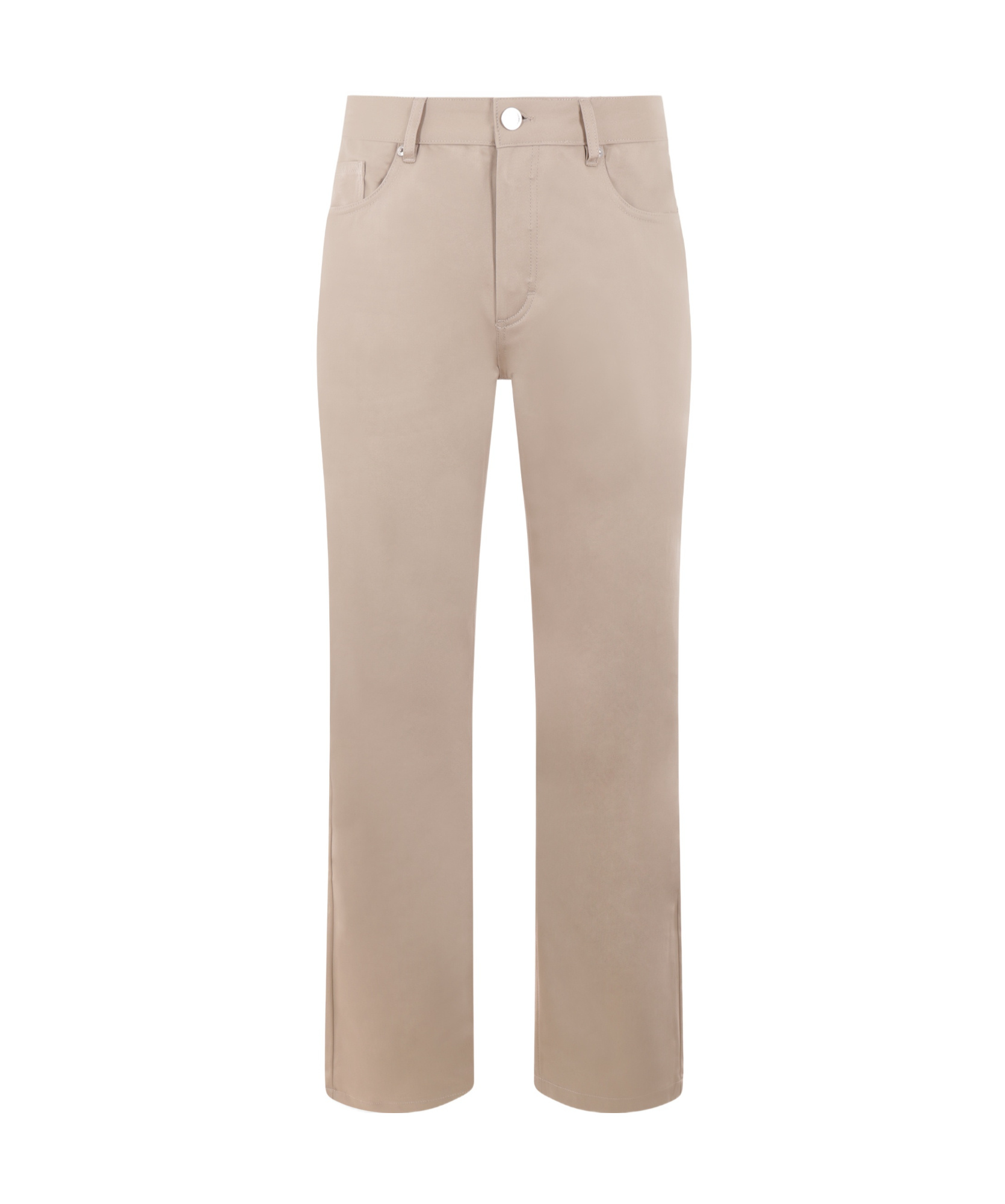 AMI ALEXANDRE MATTIUSSI AMI LOGO PATCH STRAIGHT LEG TROUSERS