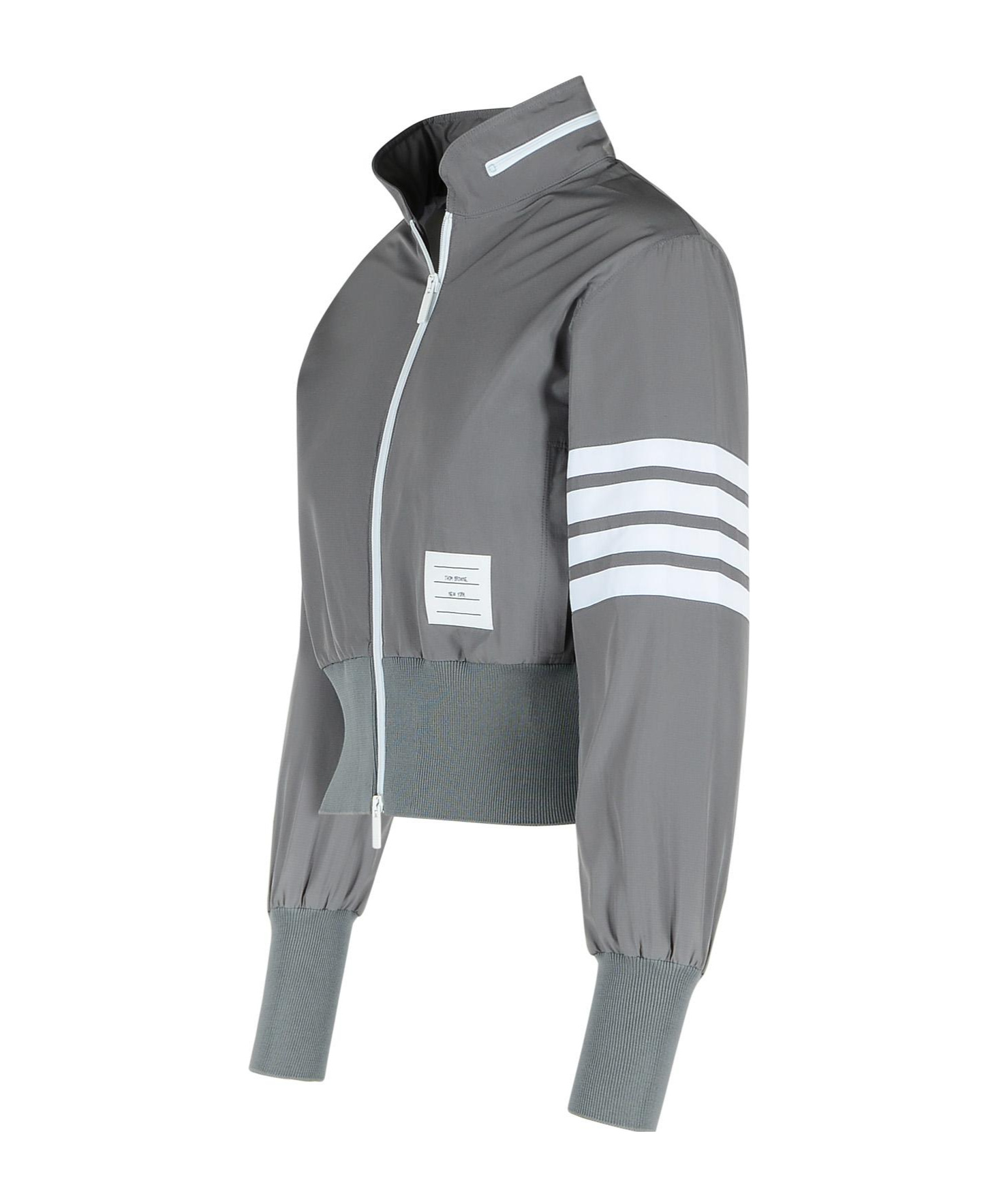 Thom Browne Grey Polyester Jacket In Gray