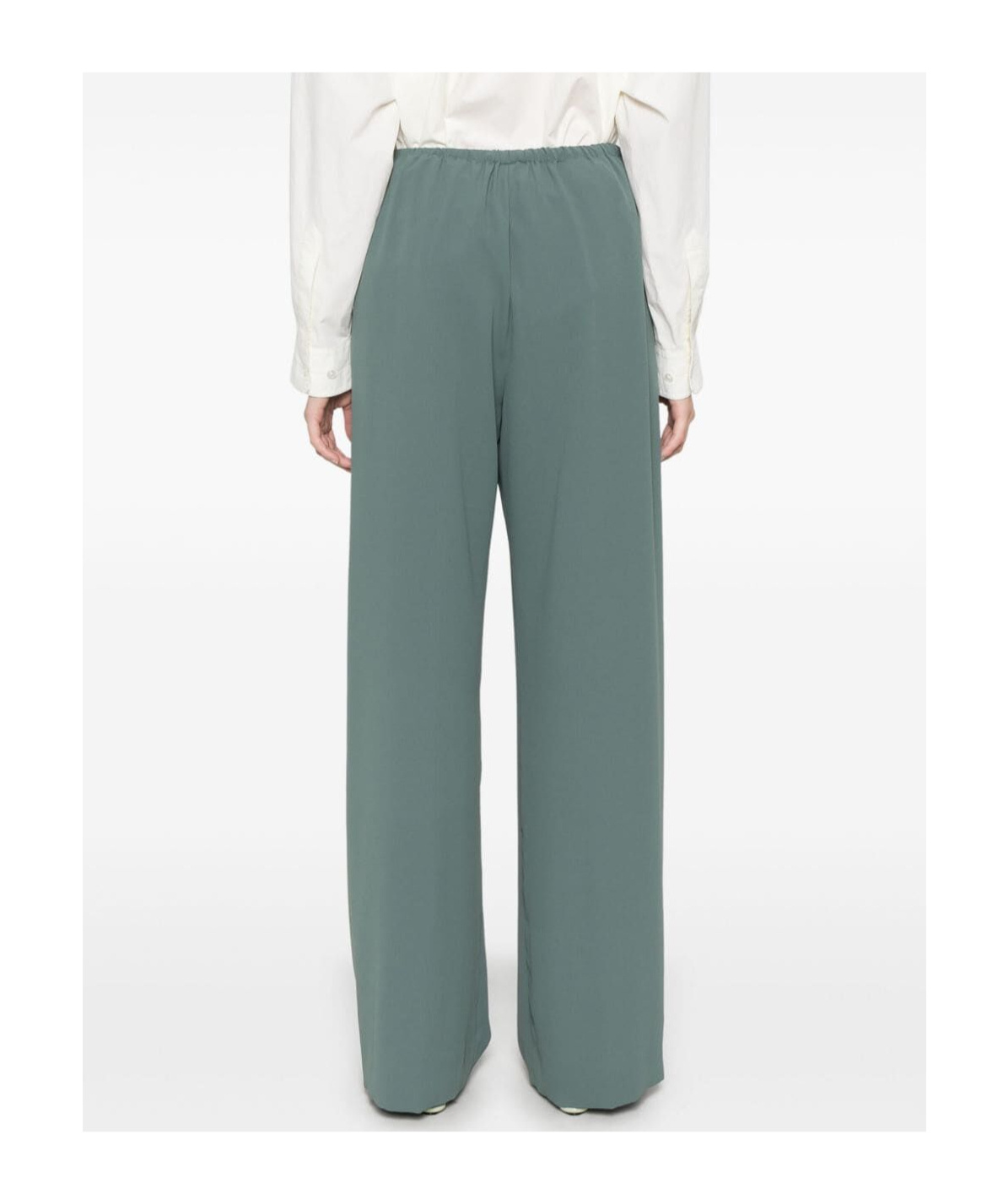 Dries Van Noten Drawstring Casual Pants In Green