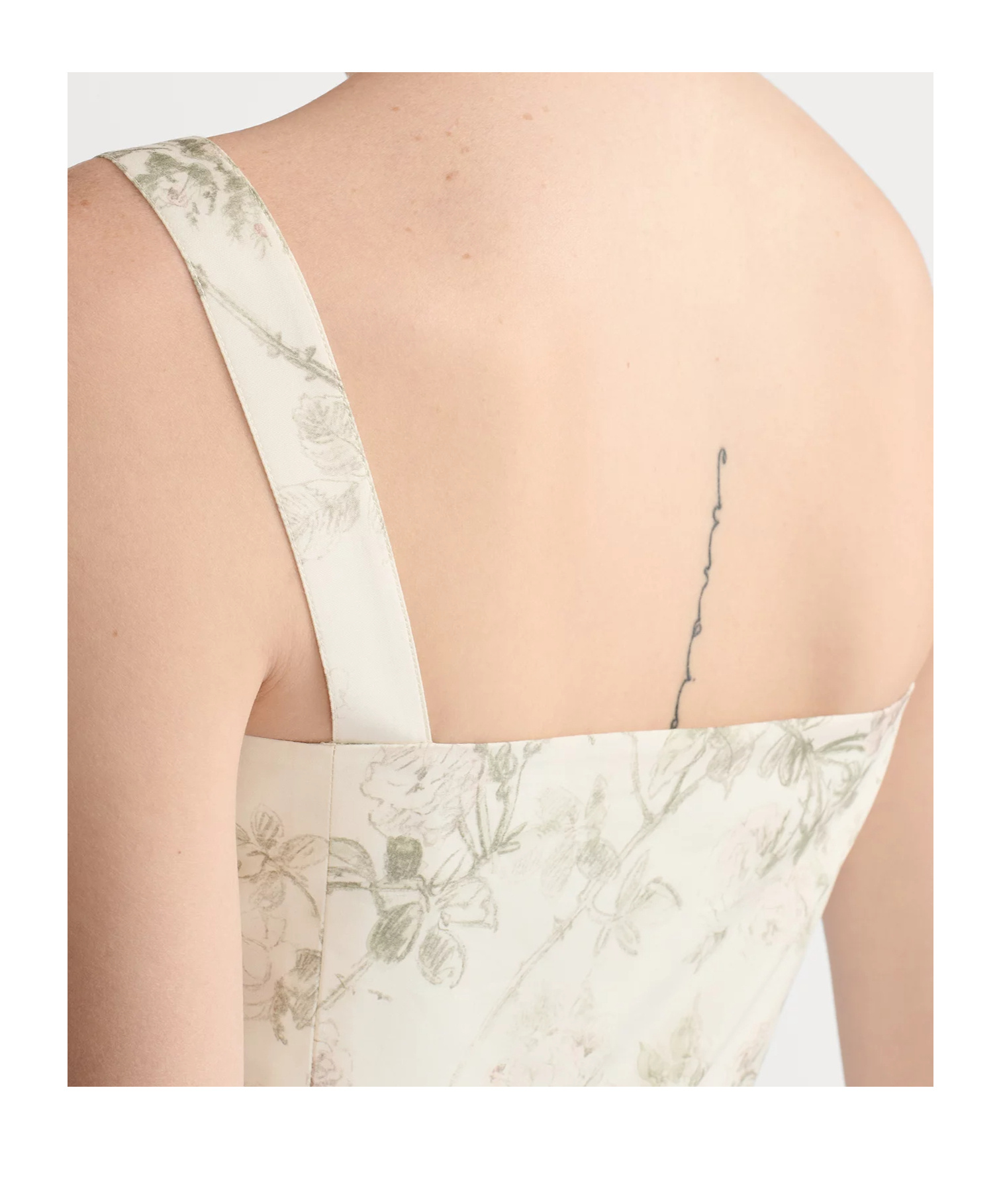 Dior Mid-length Flared Dress In White