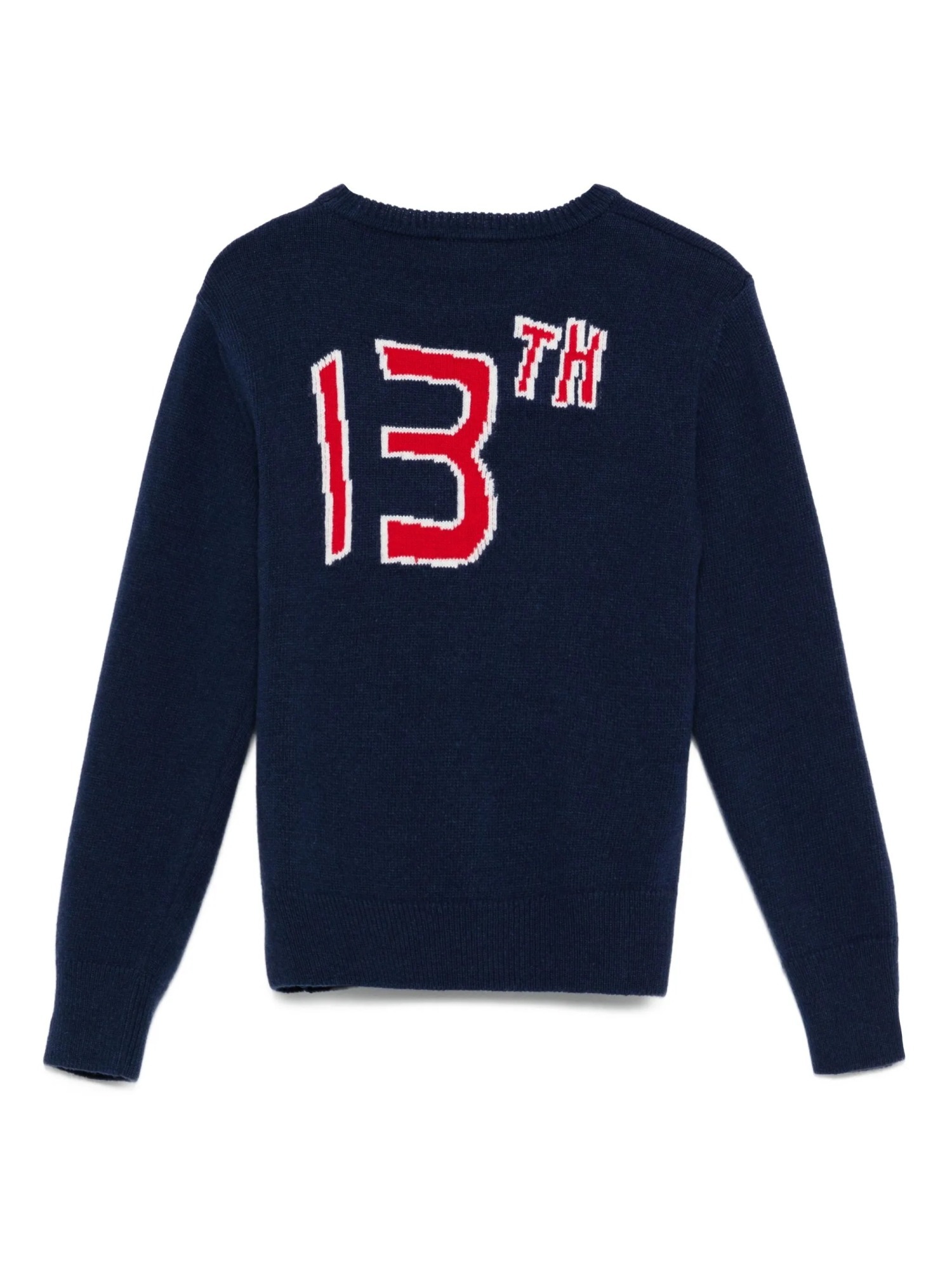 Dsquared2 Intarsia-logo Sweater In Blue