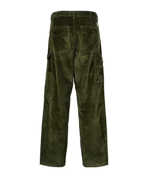 Moncler Belt Loop Casual Pants In Green