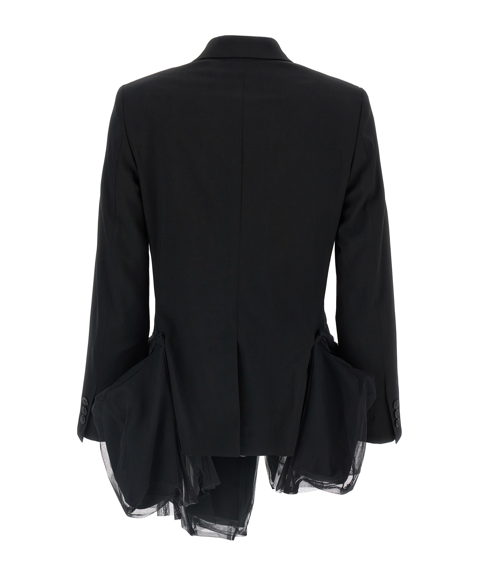 Shop Comme Des Garçons Long Sleeve Blazer In Black