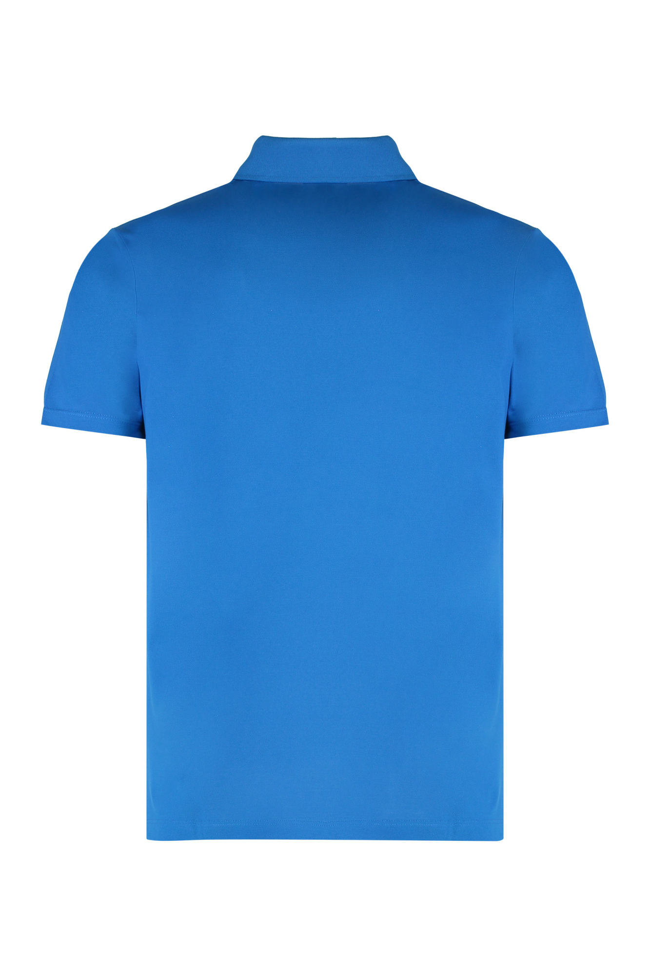 Paul & Shark Short-sleeved Cotton Polo Shirt For Casual Style In Brown