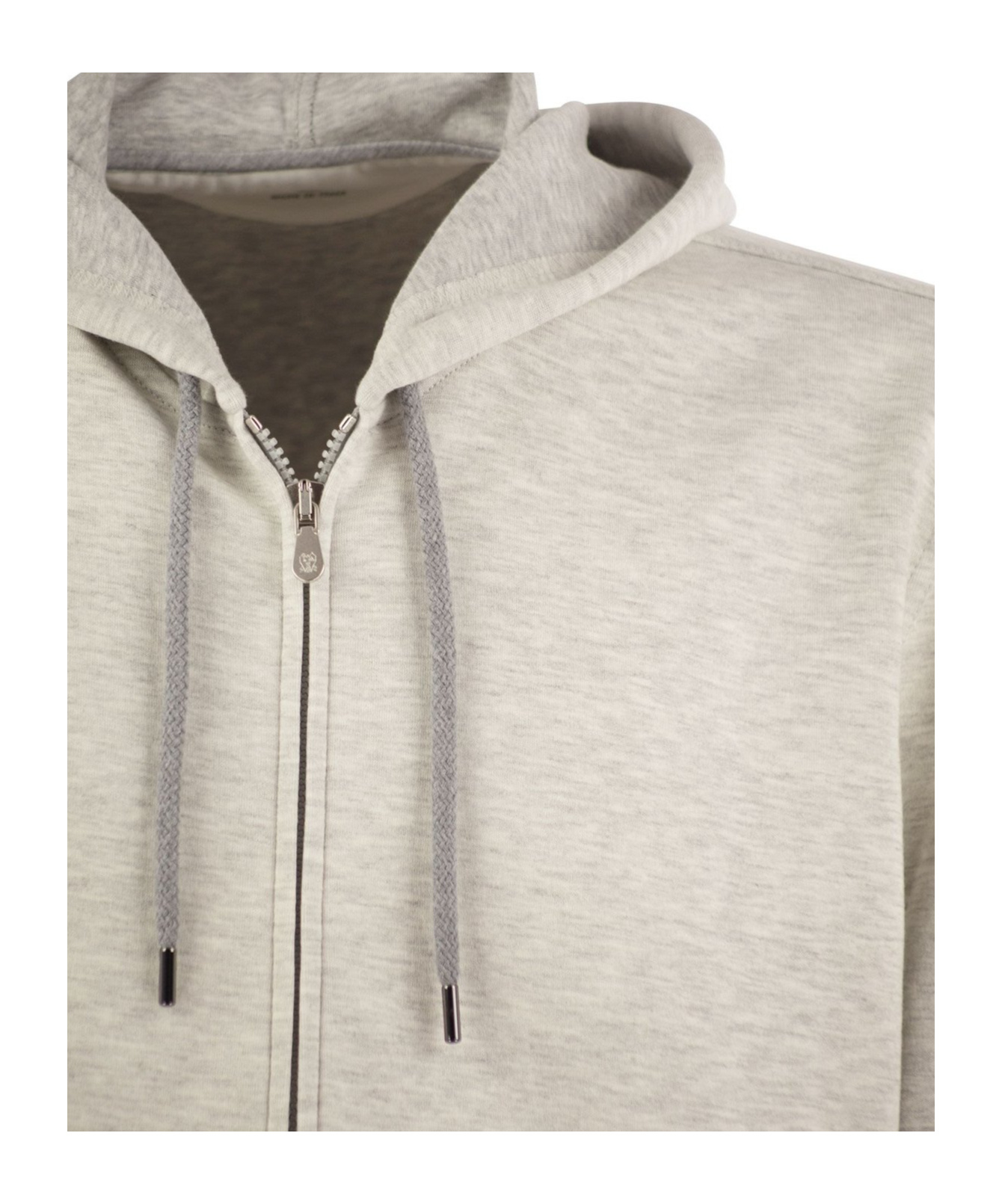 BRUNELLO CUCINELLI BRUNELLO CUCINELLI ZIP-UP DRAWSTRING HOODIE