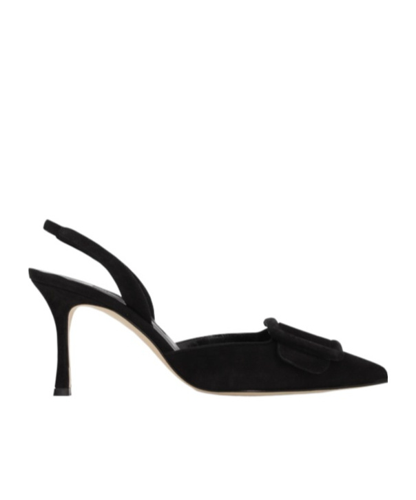 Manolo Blahnik Maysli Shoes With Exposed Heels