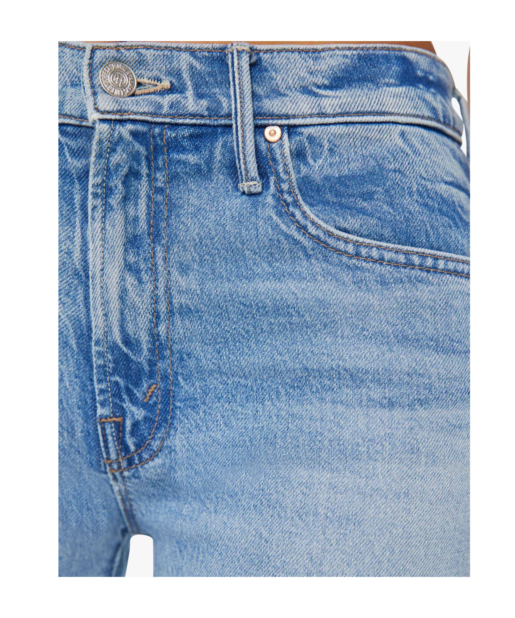 Mother The Kick It Wide-leg Jeans In Blue