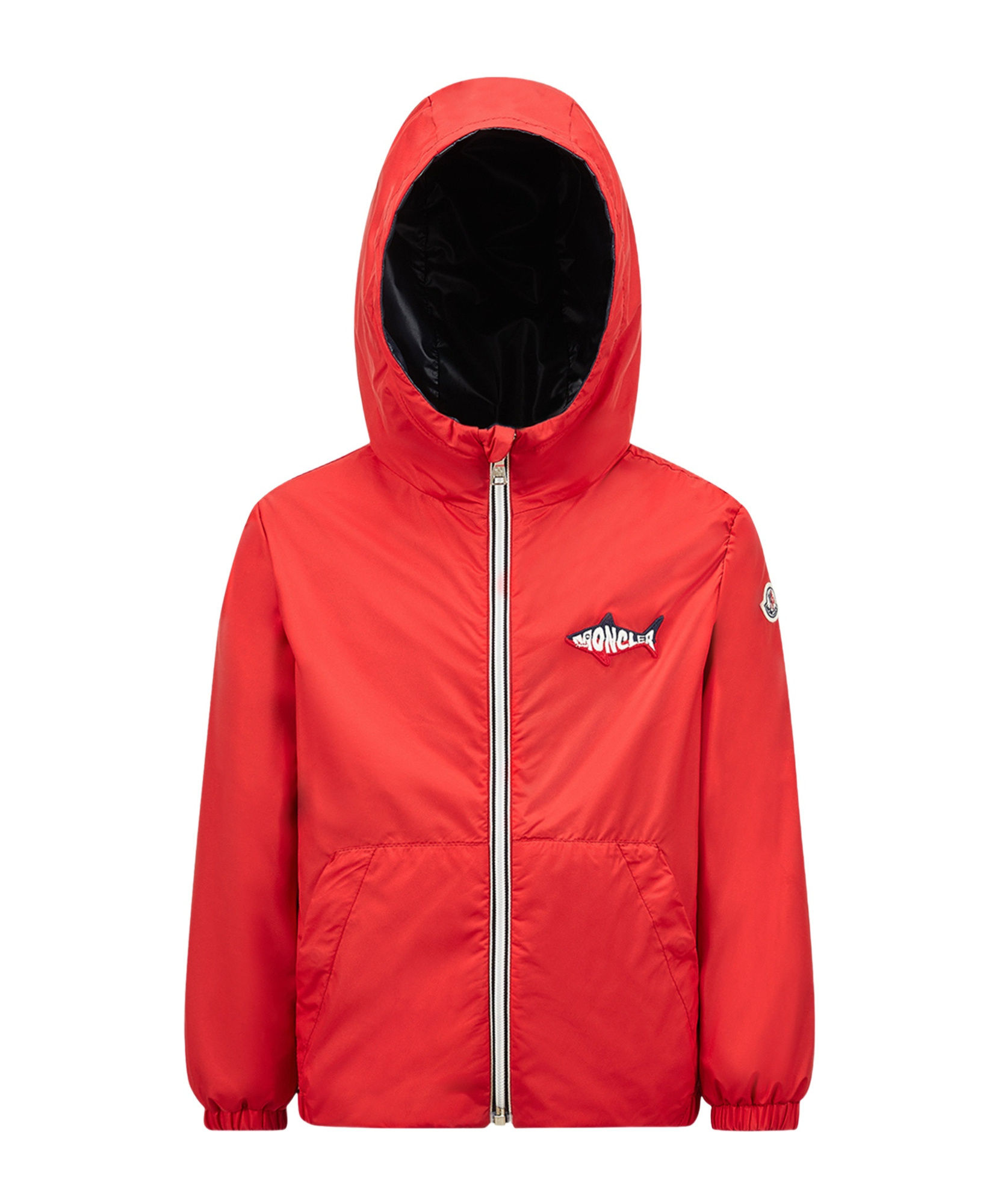 Moncler Olchard Reversible Hooded Jacket In Red
