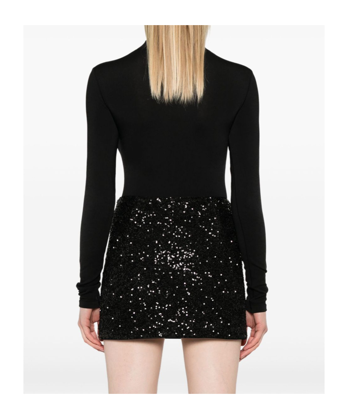 Wolford String Bodysuit In Black