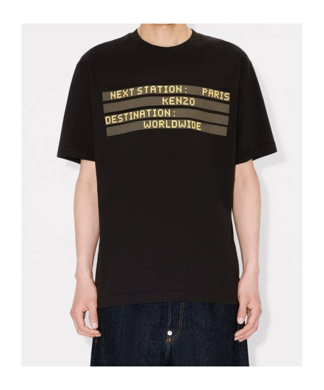 Kenzo ' City' T-shirt In Cotton In Black