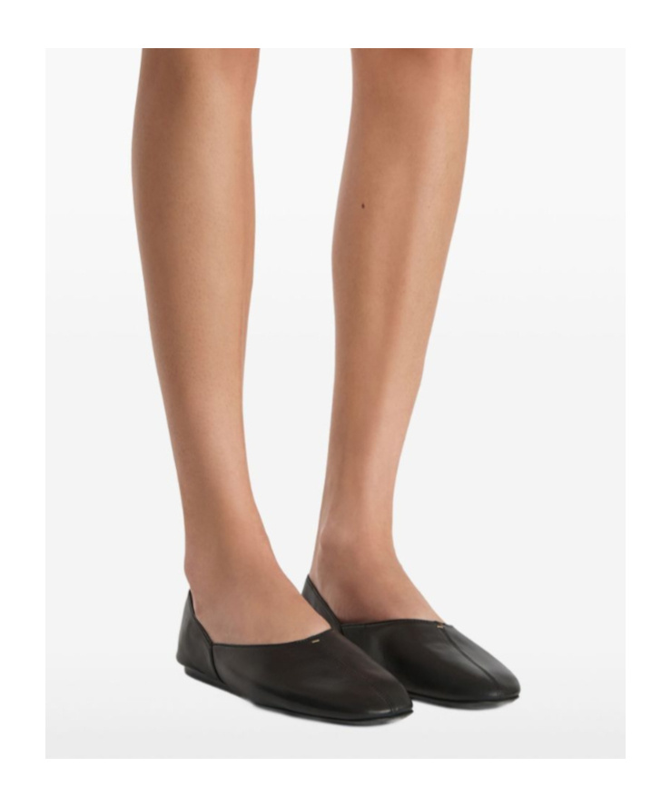 Khaite Jane Flat Ballerinas In Black