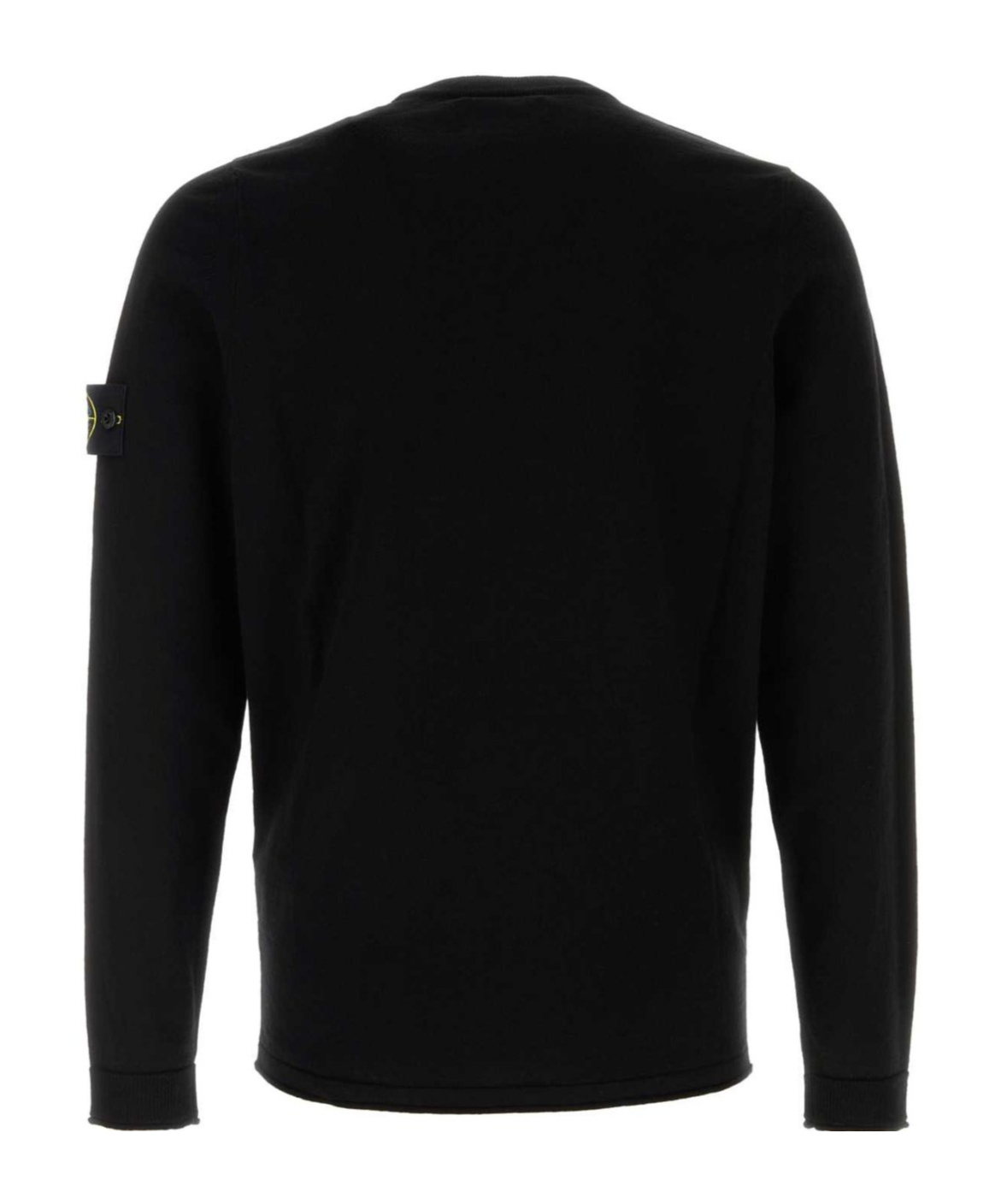 Shop Stone Island Cotton Jumper In Black