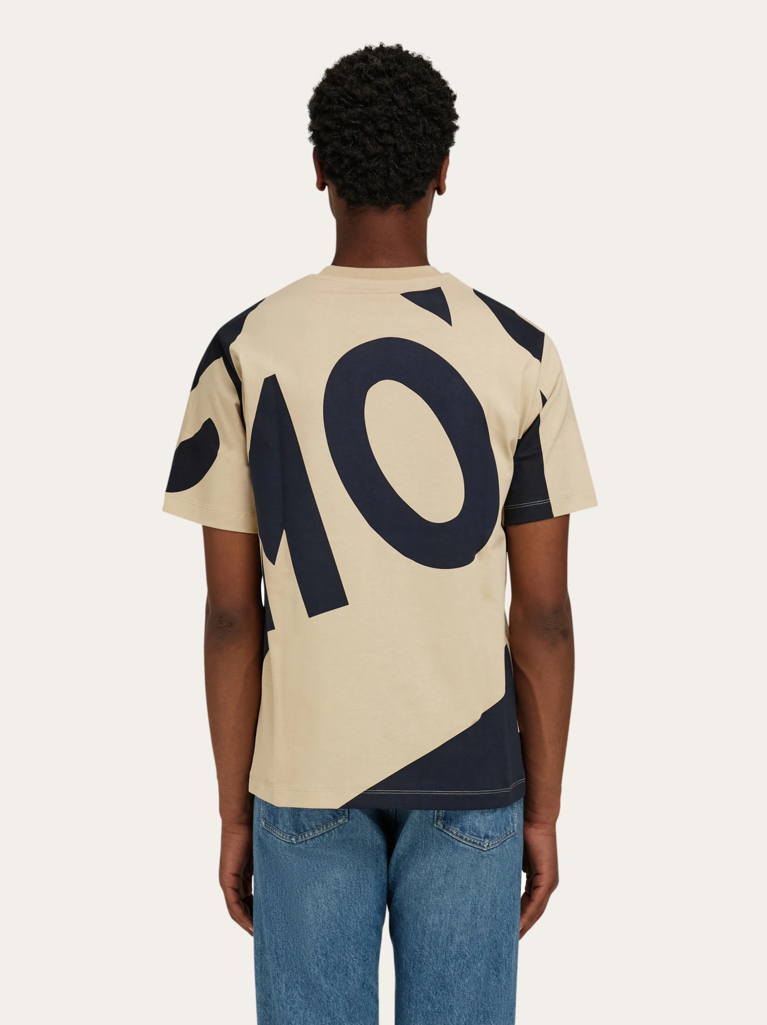 Ferragamo Logo-print T-shirt In Nude