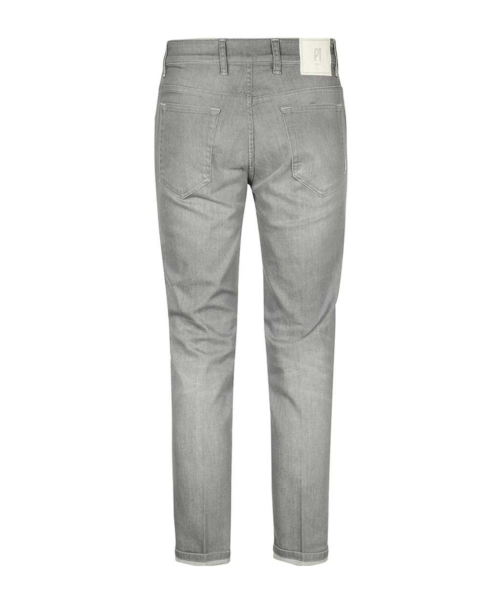 Pt Torino Logo Jeans In Gray