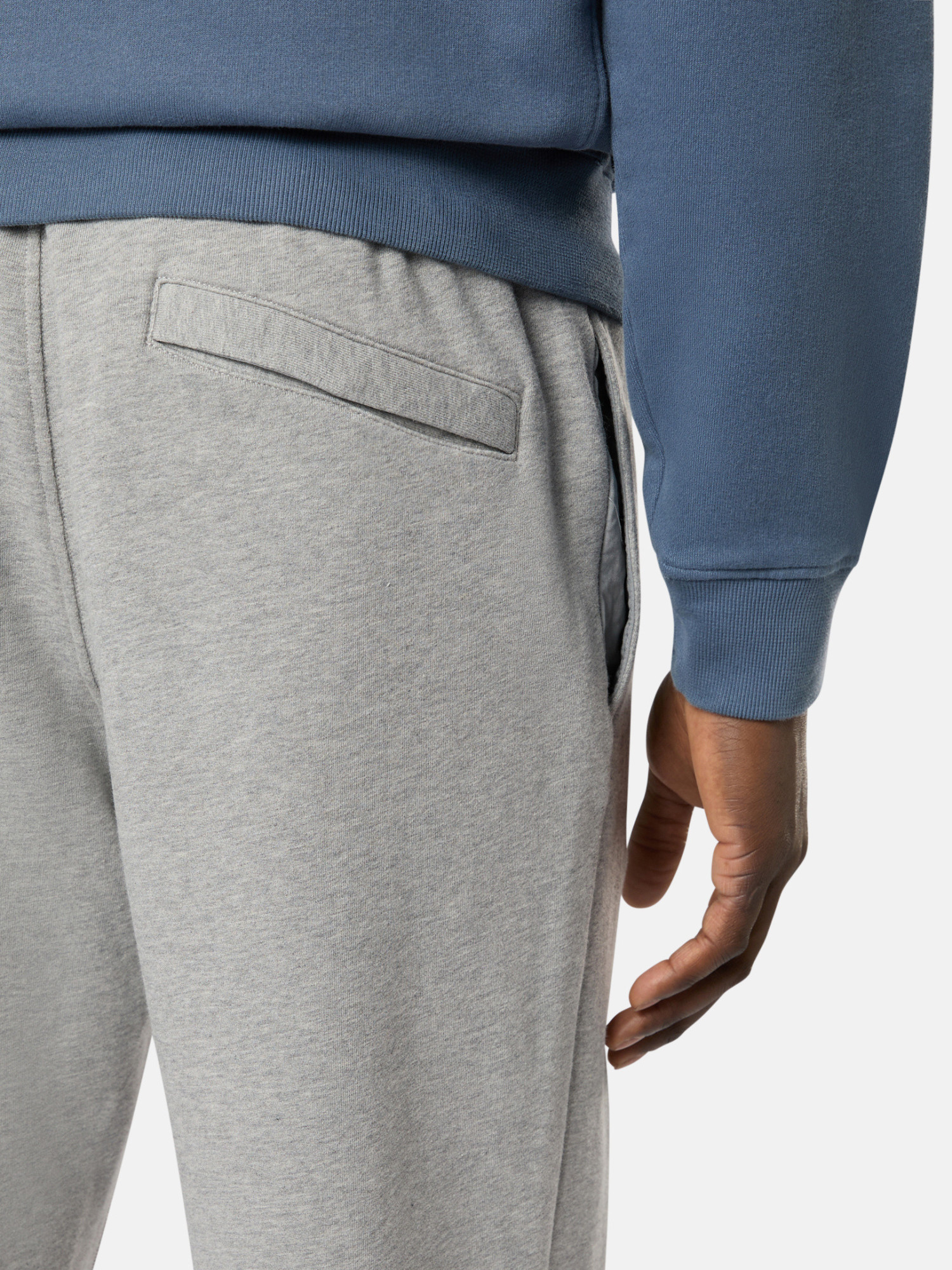 Stone Island Slim Fit Joggers With Pockets And Drawstring Waistband In Gray