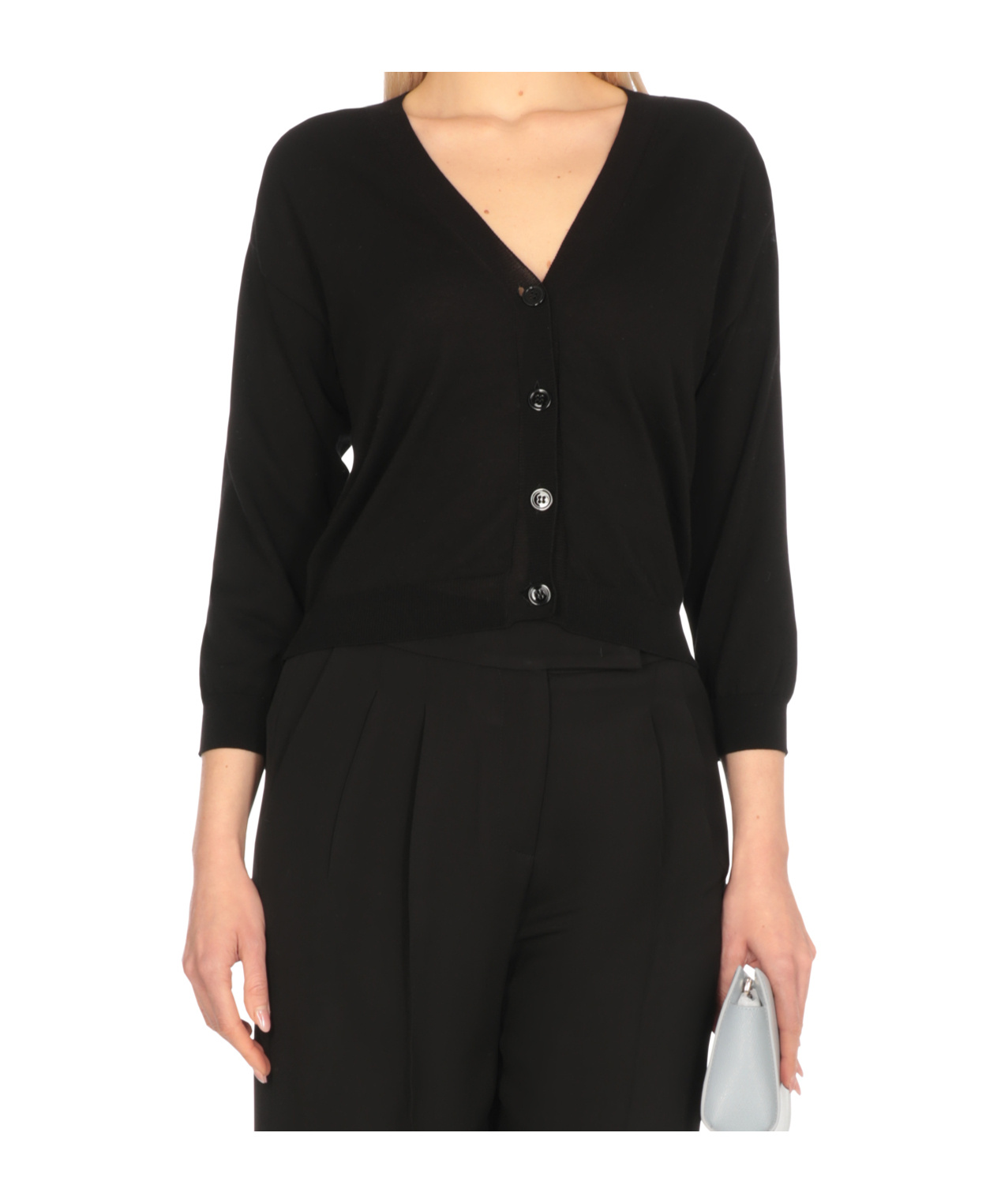 Peserico Long-sleeved Knitted Cardigan