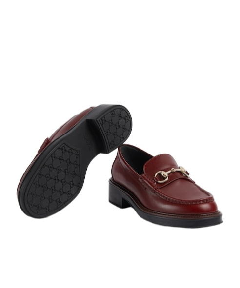 Gucci Women's  Horsebit Loafer In Animal Print