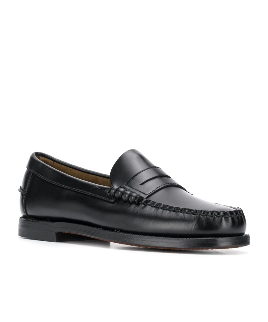 Shop Sebago Classic Dan Slip-on Loafers In Black