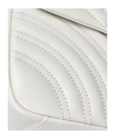 Gucci Gg Marmont Medium Shoulder Bag In White