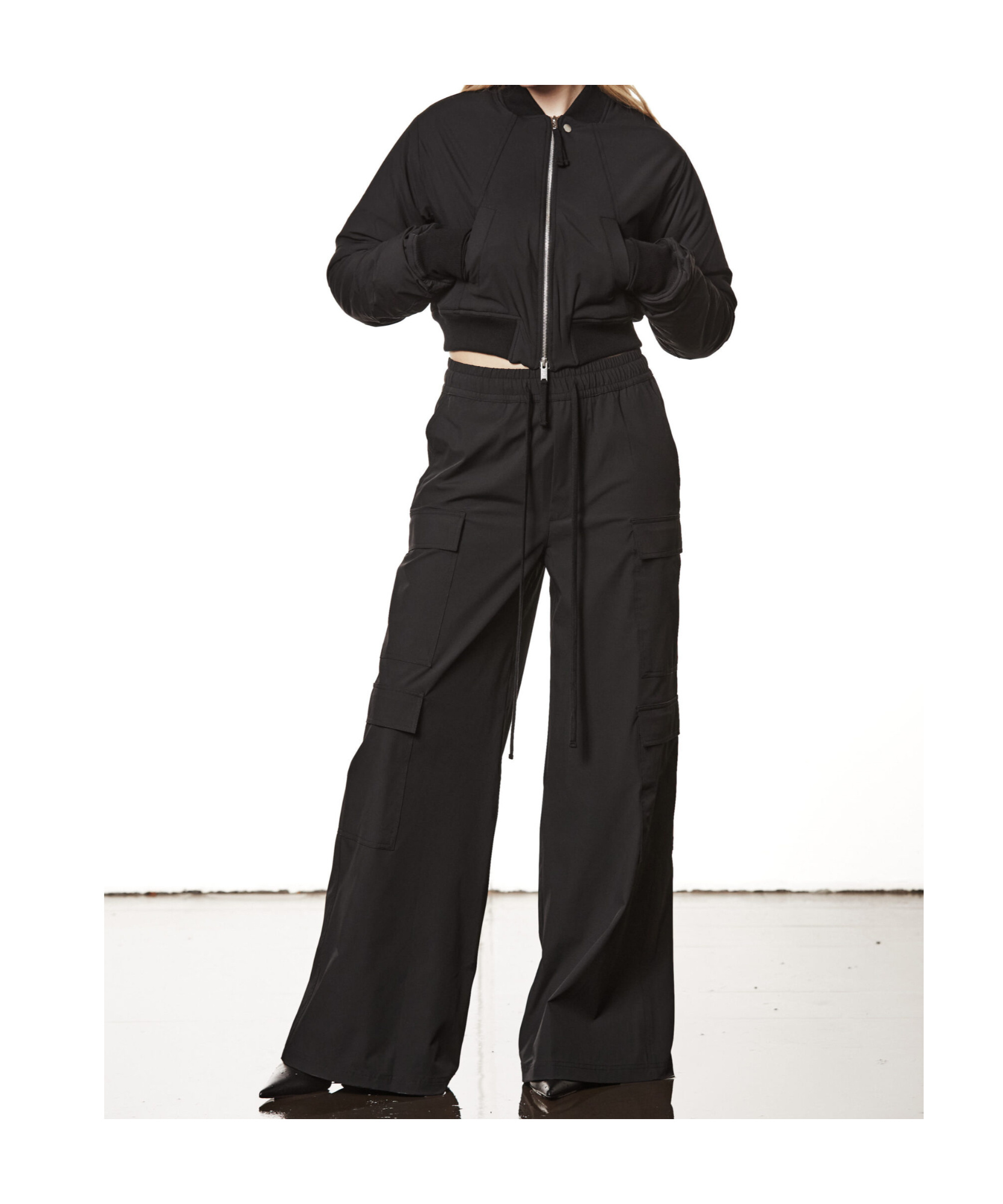 Thom Krom Long-sleeve Bomber Jacket In Black